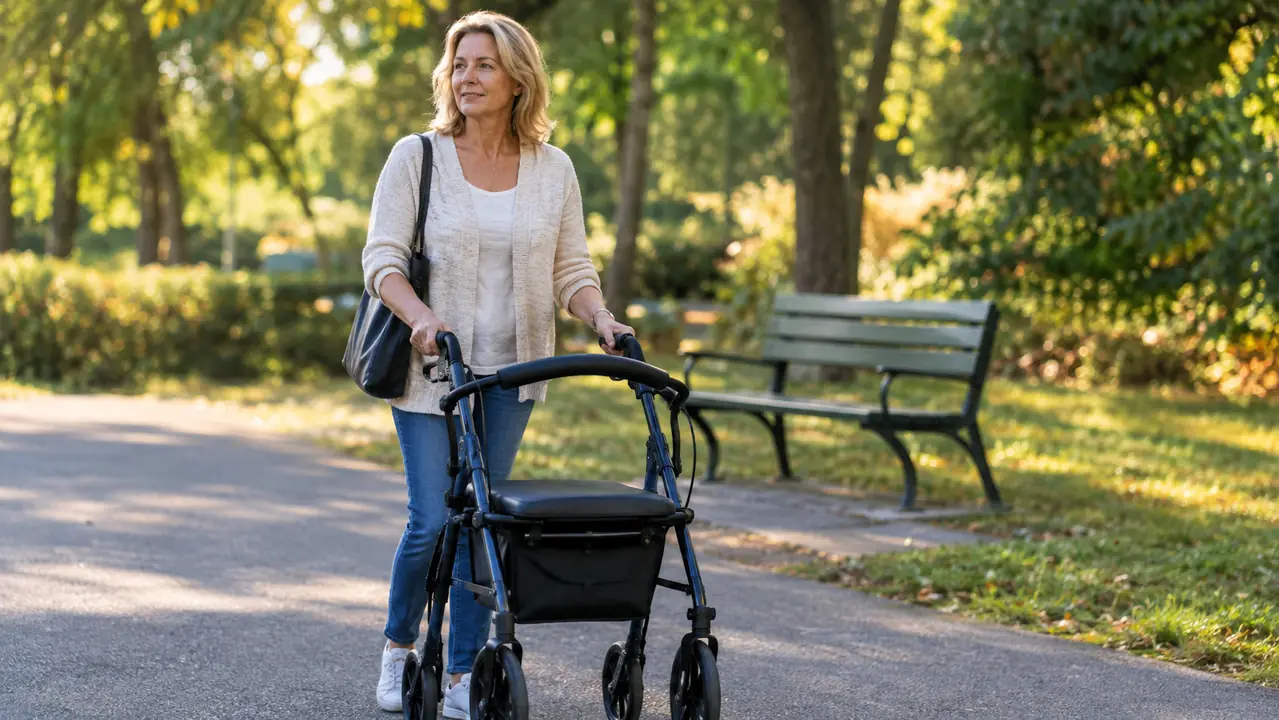 Drive Medical Rollator vs a Standard Walker: Which Fits MS Days