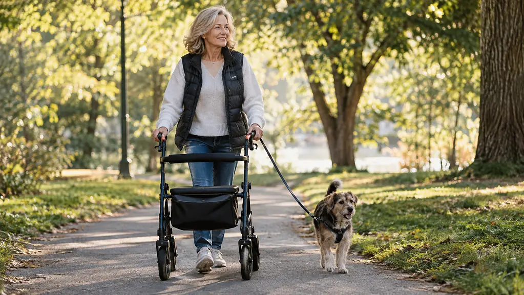 How to Save Energy on Outings With a Rollator