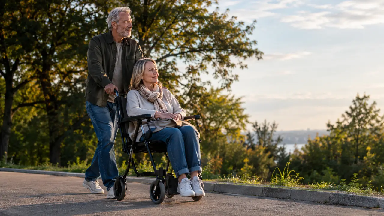 Medline Transport Chair vs a Rollator for Big Days Out